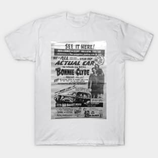 Bonnie and Clyde Death Car T-Shirt